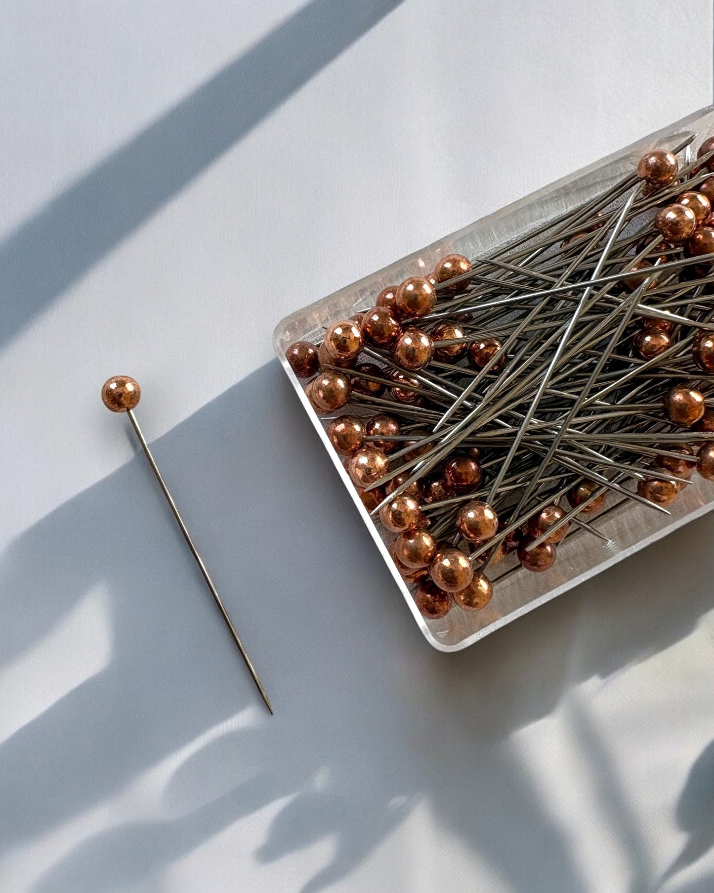 Head Pins - Rose Gold