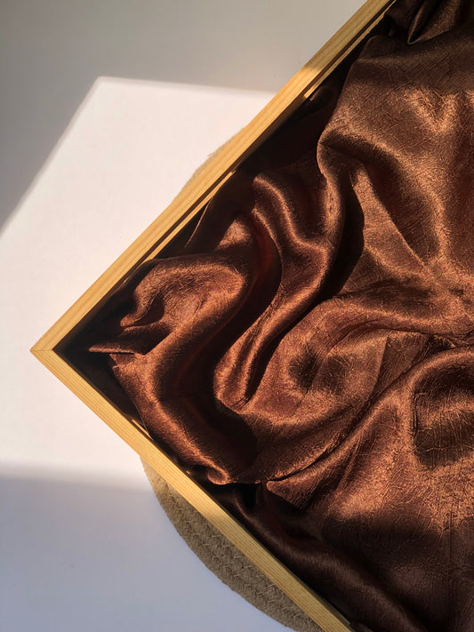 Marble Satin - Brownie