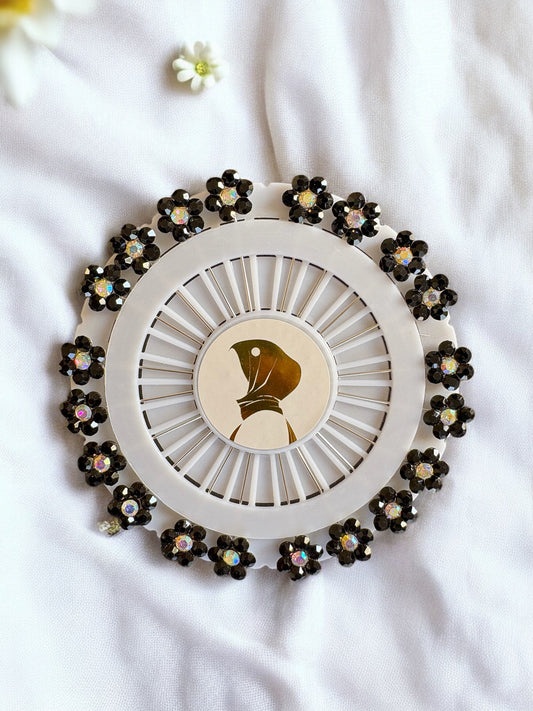 Black Pearl Hijab Pin